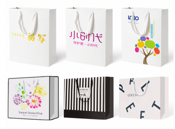 白(bái)卡紙手(shǒu)提袋